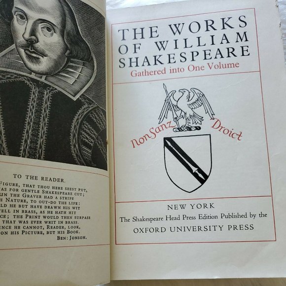 Lot of 2 Antique/Vintage Books - Shakespeare, New Century American Star Speaker - Picture 10 of 12